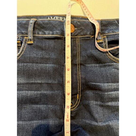 American Eagle Super Stretch Hi-Rise Shortie Women's Size 12 Cutoff Shorts - Picture 4 of 7